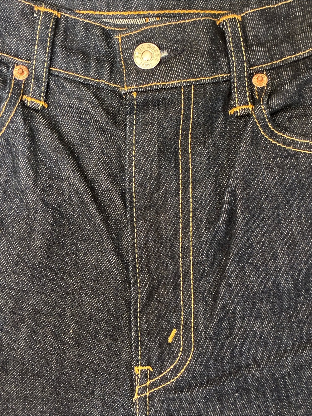 Buck Mason Women’s Japanese Denim Roper Size 28/6 - Picture 2 of 7